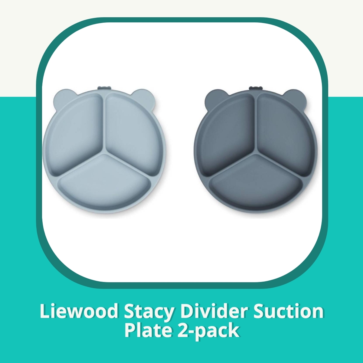 Anmeldelse af Liewood Stacy Divider Suction Plate 2-pack