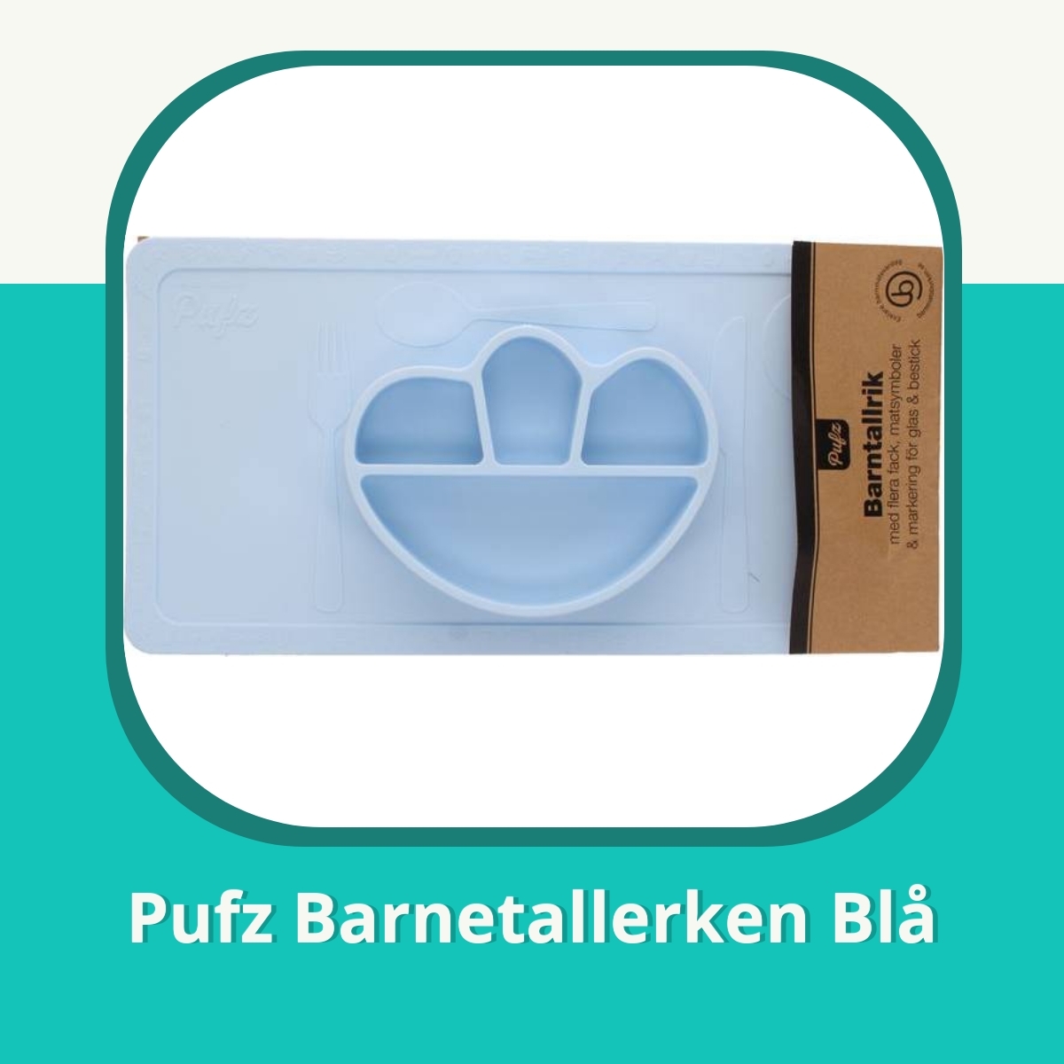 Anmeldelse af Pufz Barnetallerken Blå