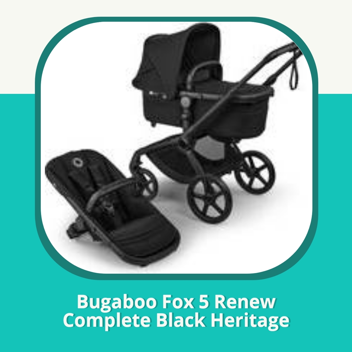 Anmeldelse af Bugaboo Fox 5 Renew Complete Black Heritage