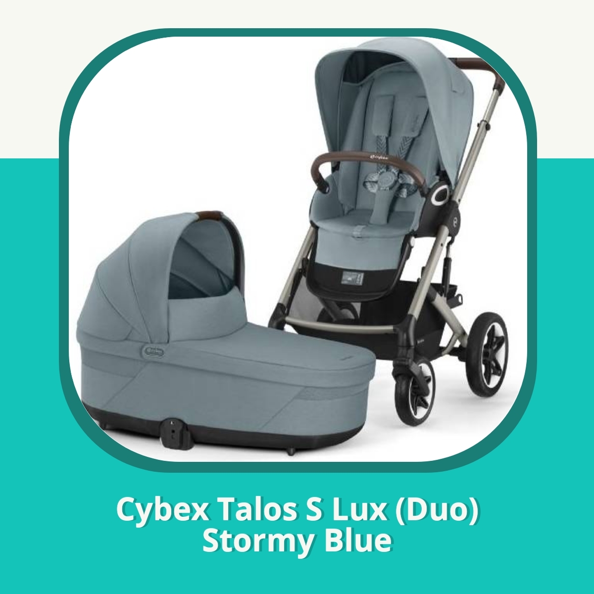 Anmeldelse af Cybex Talos S Lux (Duo) Stormy Blue