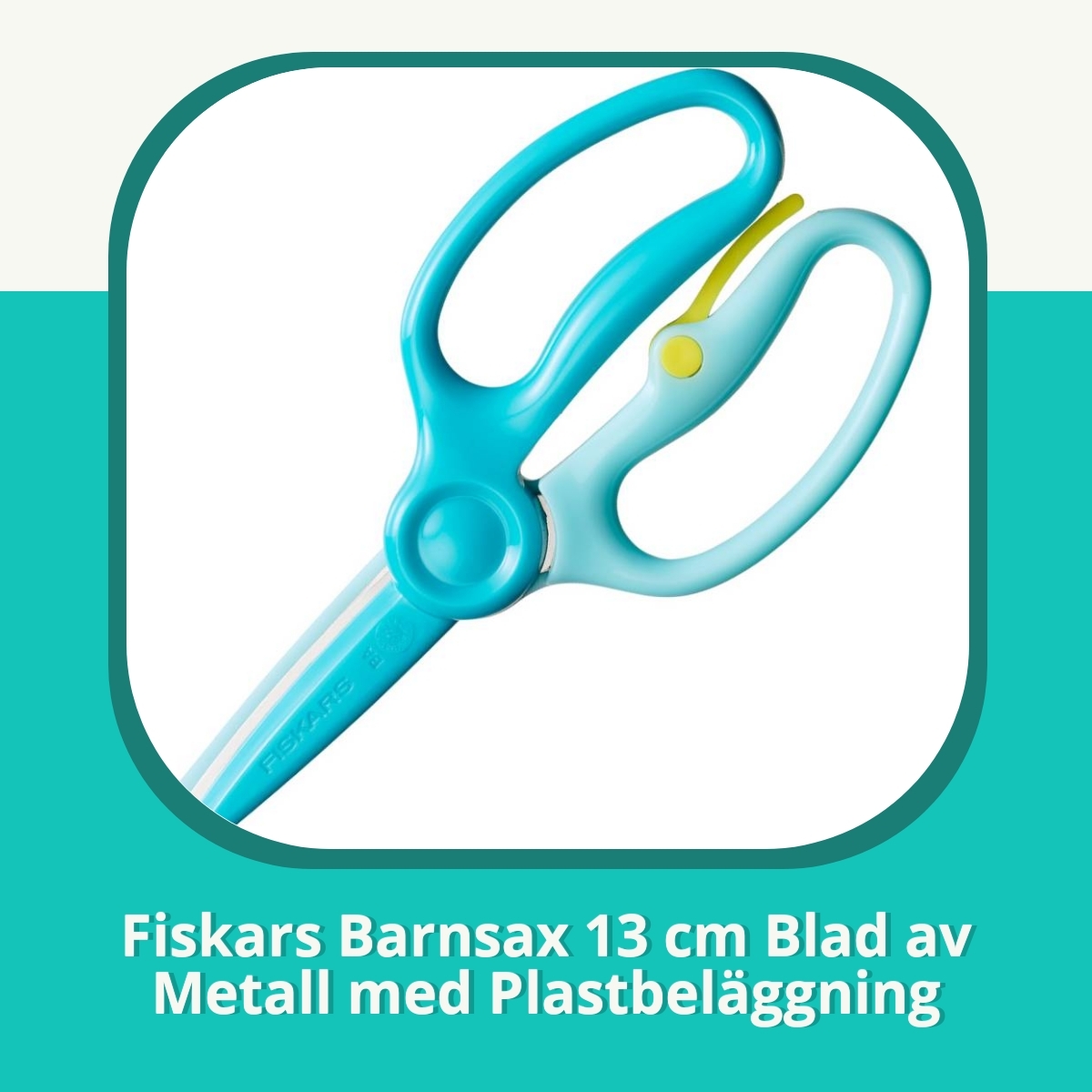 Recension af Fiskars Barnsax 13 cm Blad av Metall med Plastbeläggning