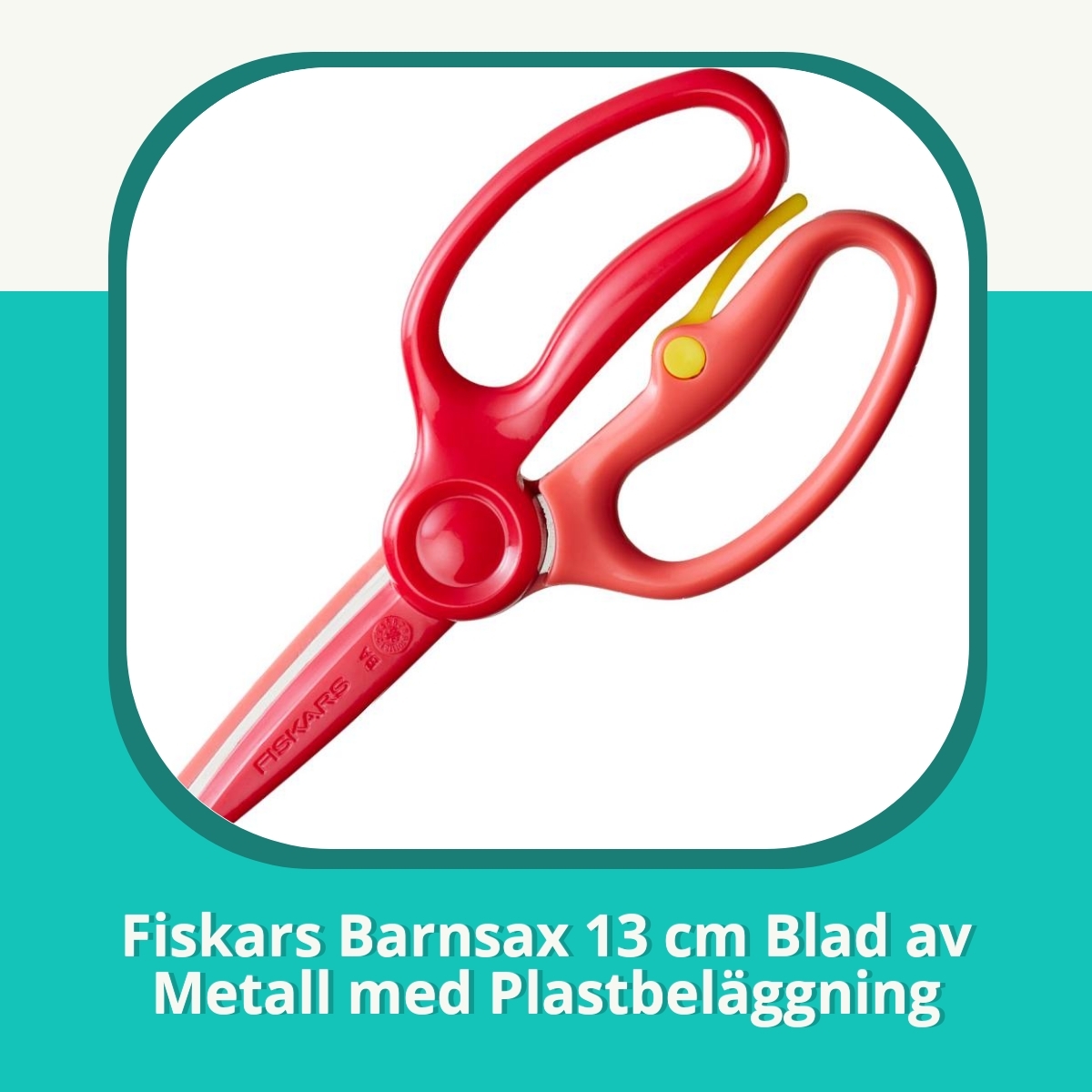 Recension af Fiskars Barnsax 13 cm Blad av Metall med Plastbeläggning
