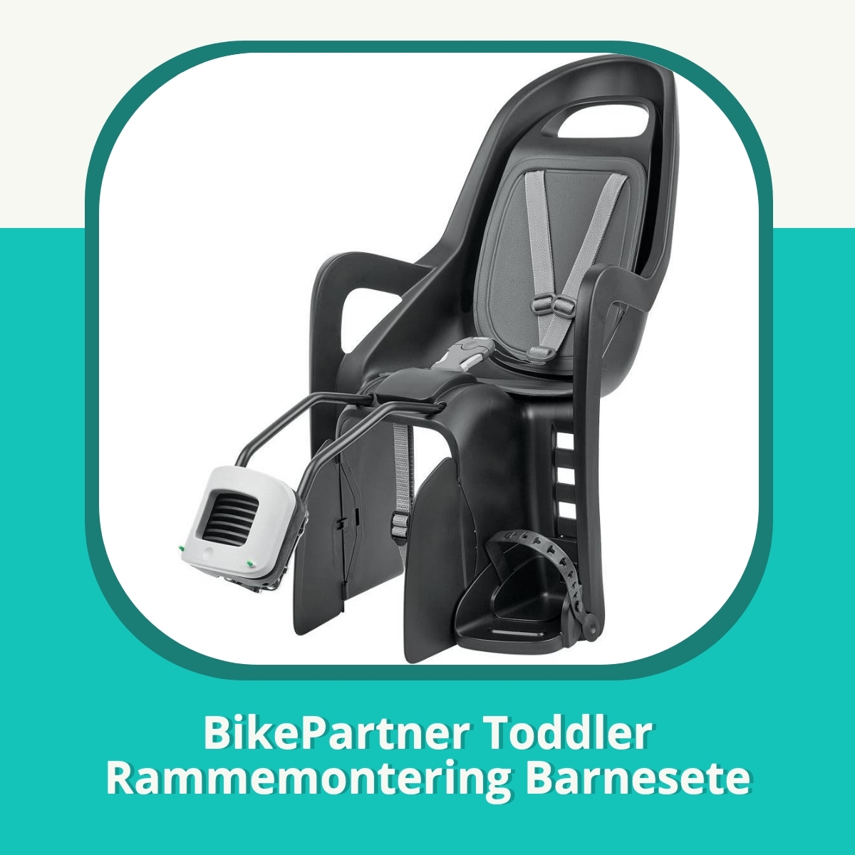 Anmeldelse af BikePartner Toddler Rammemontering Barnesete