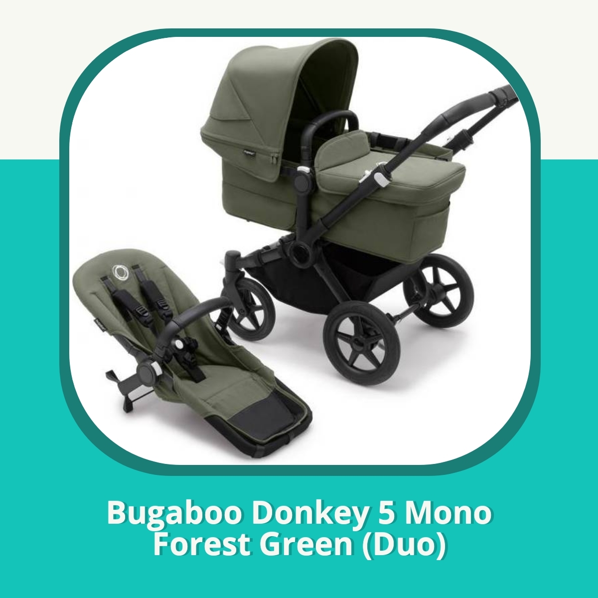Recension af Bugaboo Donkey 5 Mono Forest Green (Duo)