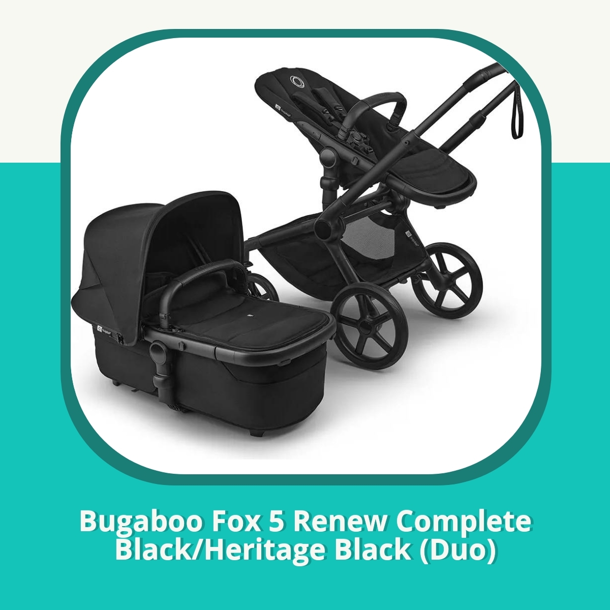 Recension af Bugaboo Fox 5 Renew Complete Black/Heritage Black (Duo)