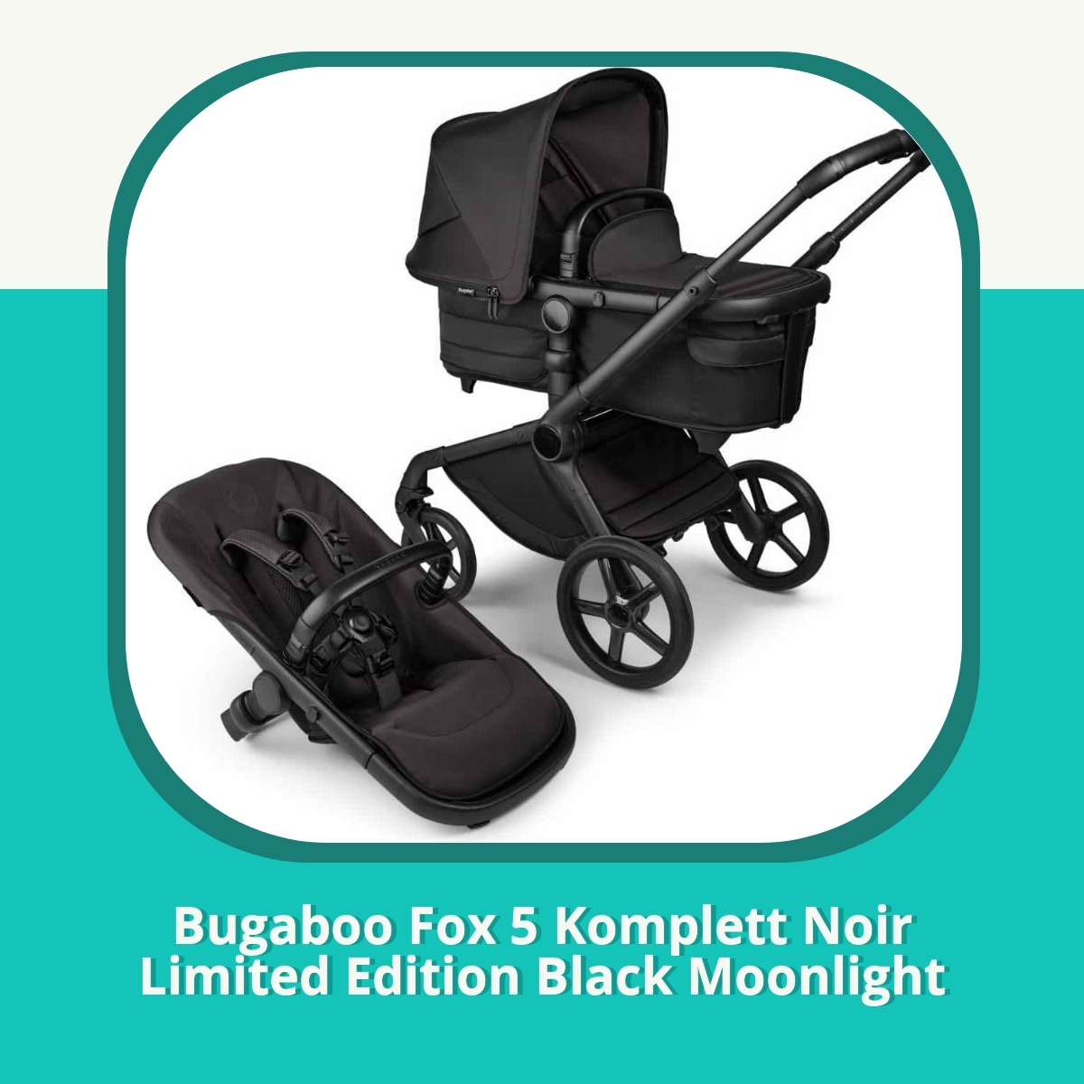 Recension af Bugaboo Fox 5 Komplett Noir Limited Edition Black Moonlight