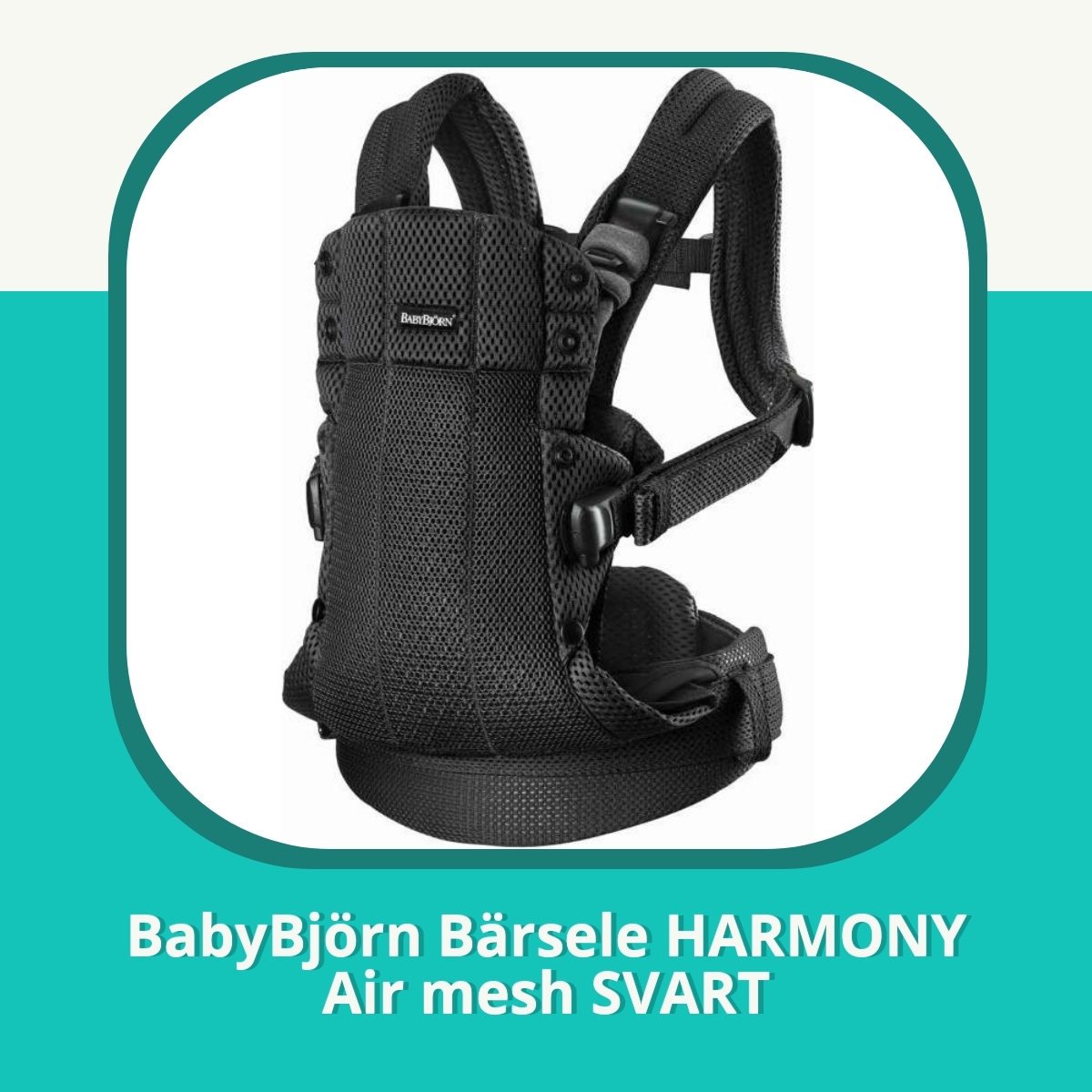 Recension BabyBjörn Bärsele HARMONY Air mesh SVART