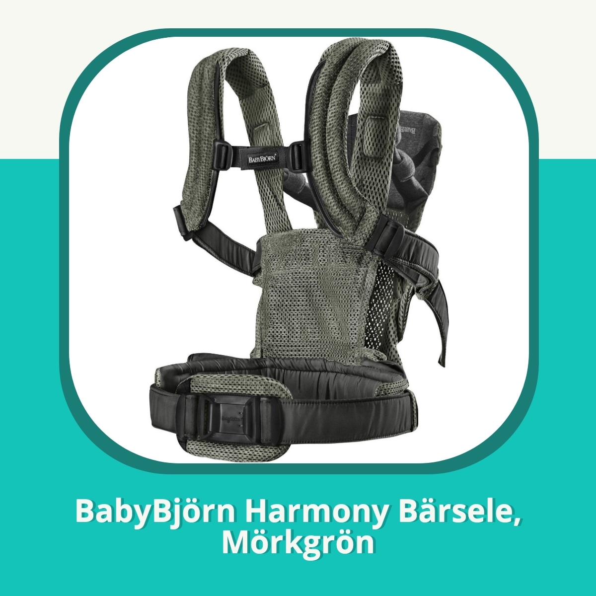 Recension af BabyBjörn Harmony Bärsele, Mörkgrön