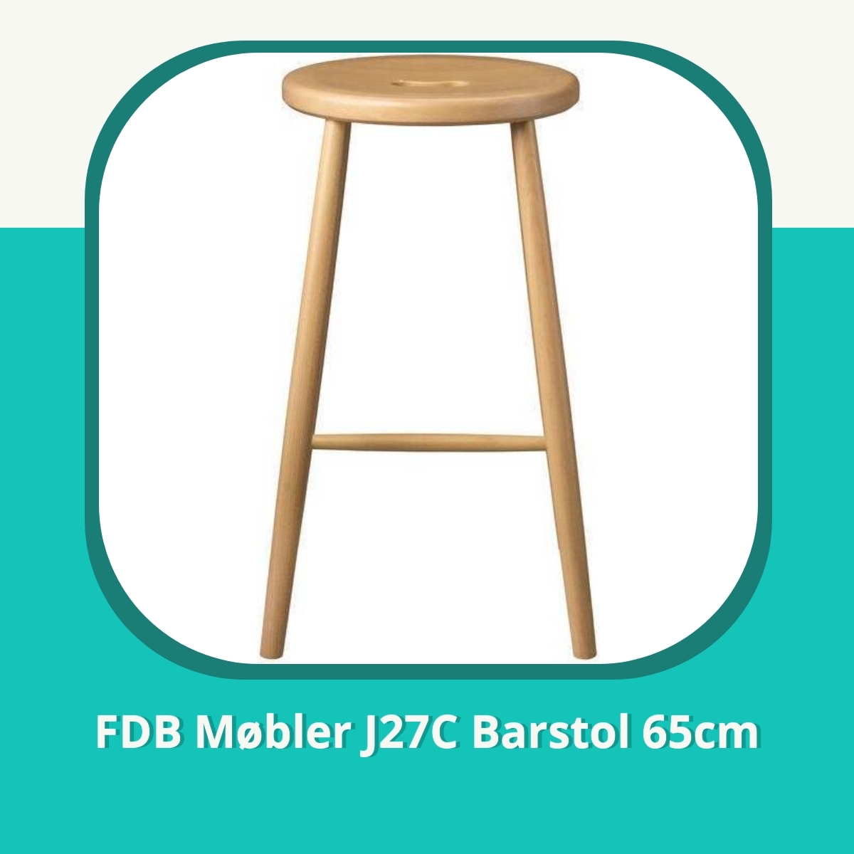 Anmeldelse af FDB Møbler J27C Barstol 65cm