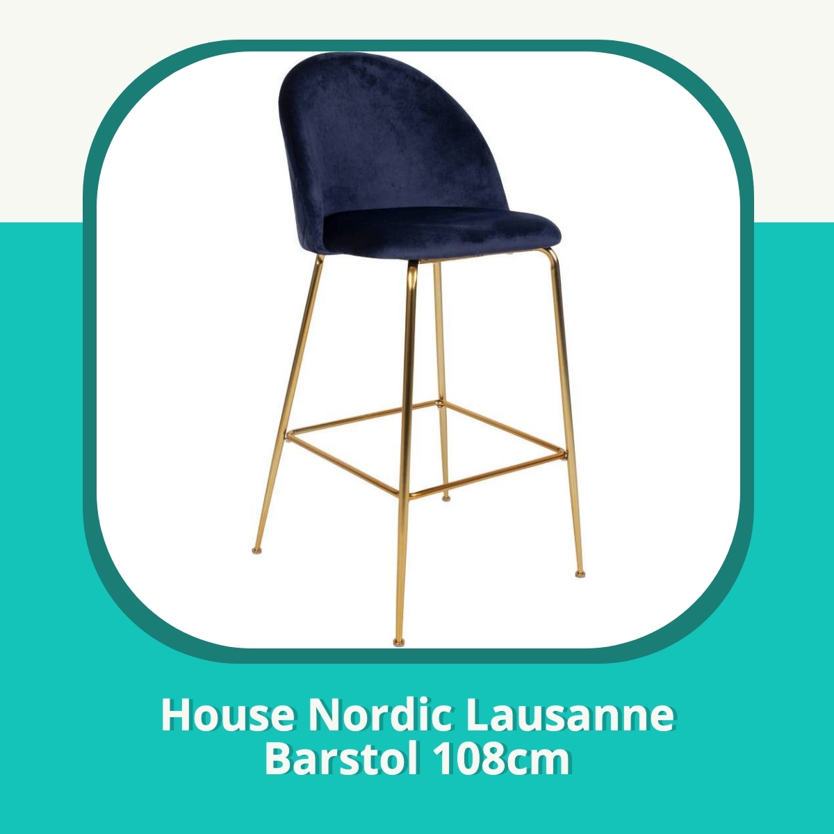 Anmeldelse af House Nordic Lausanne Barstol 108cm