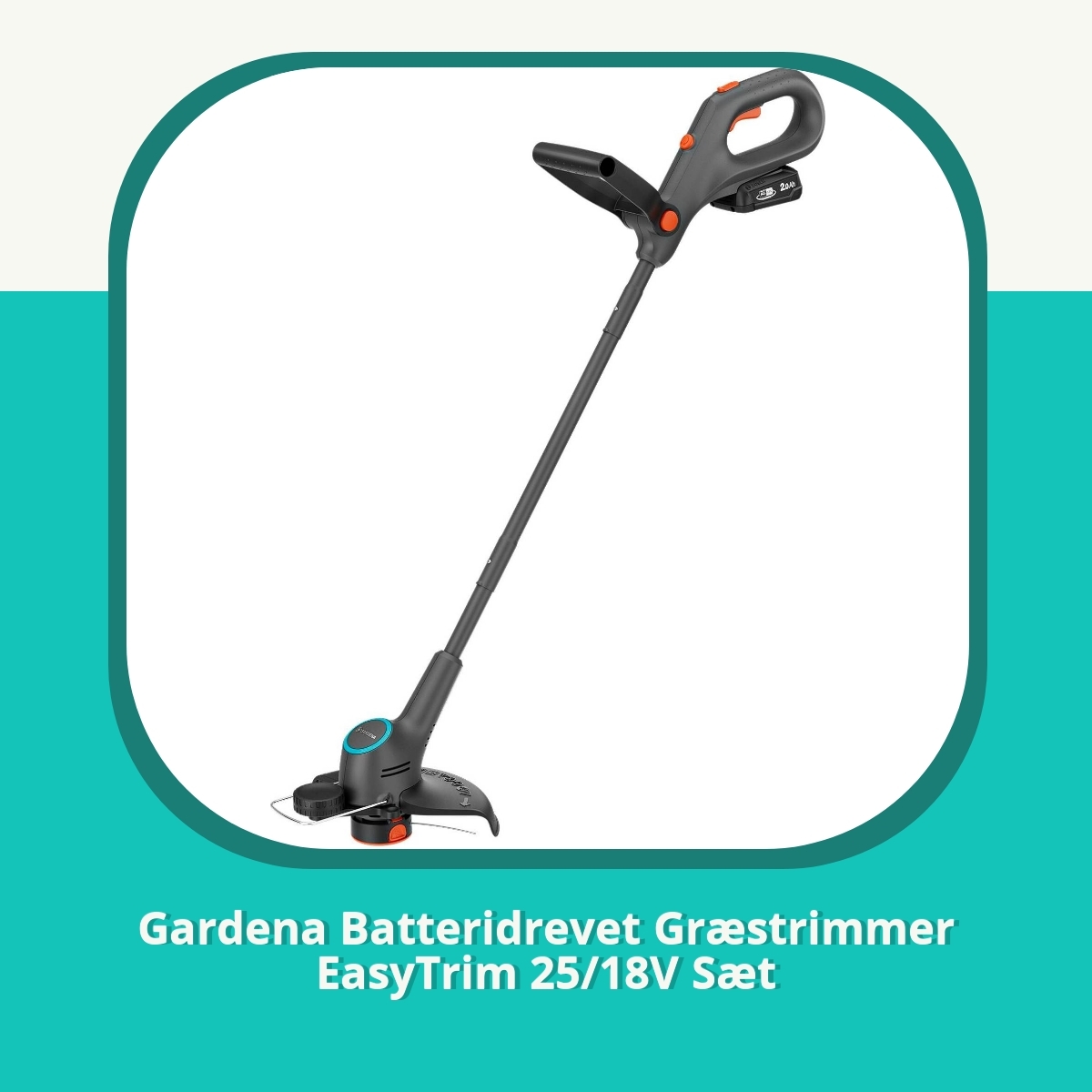 Anmeldelse af Gardena Batteridrevet Græstrimmer EasyTrim 25/18V Sæt