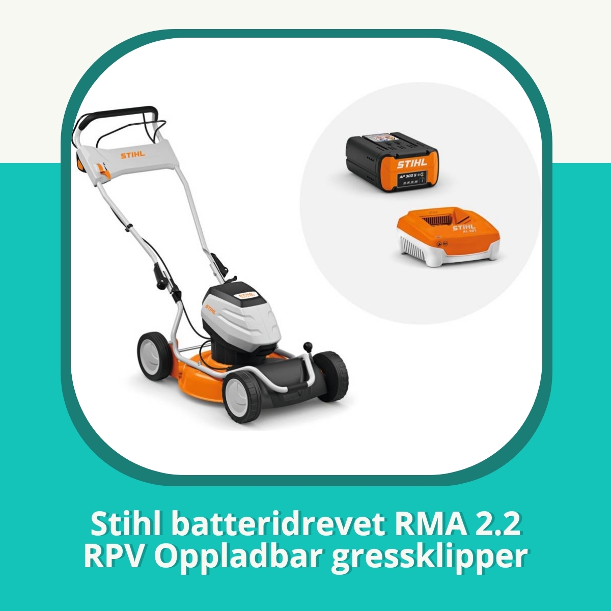 Anmeldelse af Stihl batteridrevet RMA 2.2 RPV Oppladbar gressklipper