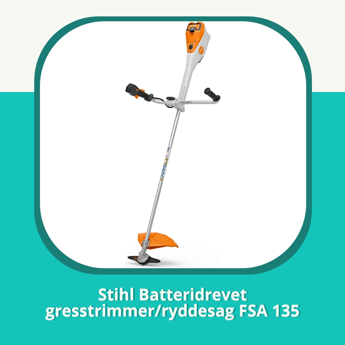 Anmeldelse Stihl Batteridrevet gresstrimmer/ryddesag FSA 135