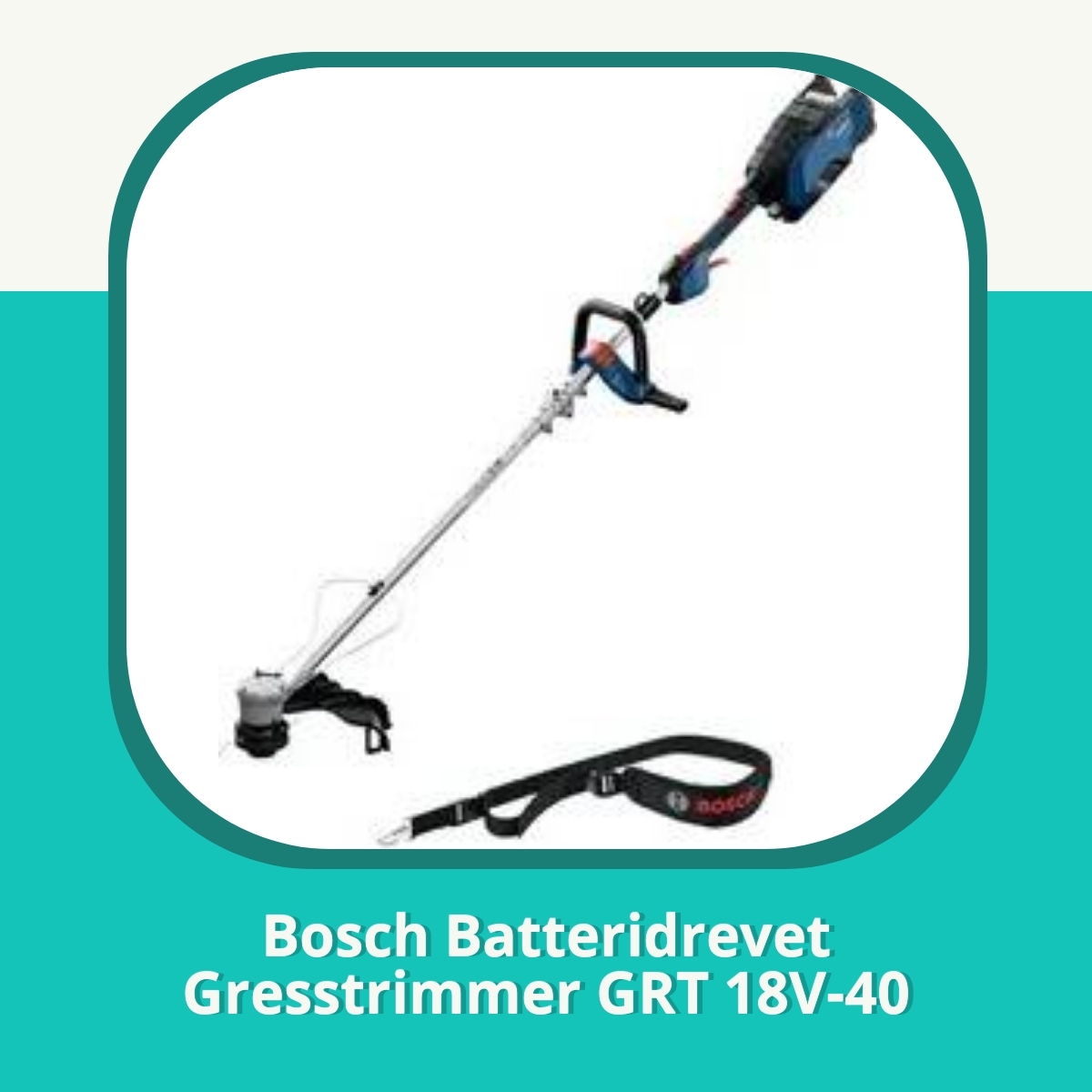 Anmeldelse af Bosch Batteridrevet Gresstrimmer GRT 18V-40