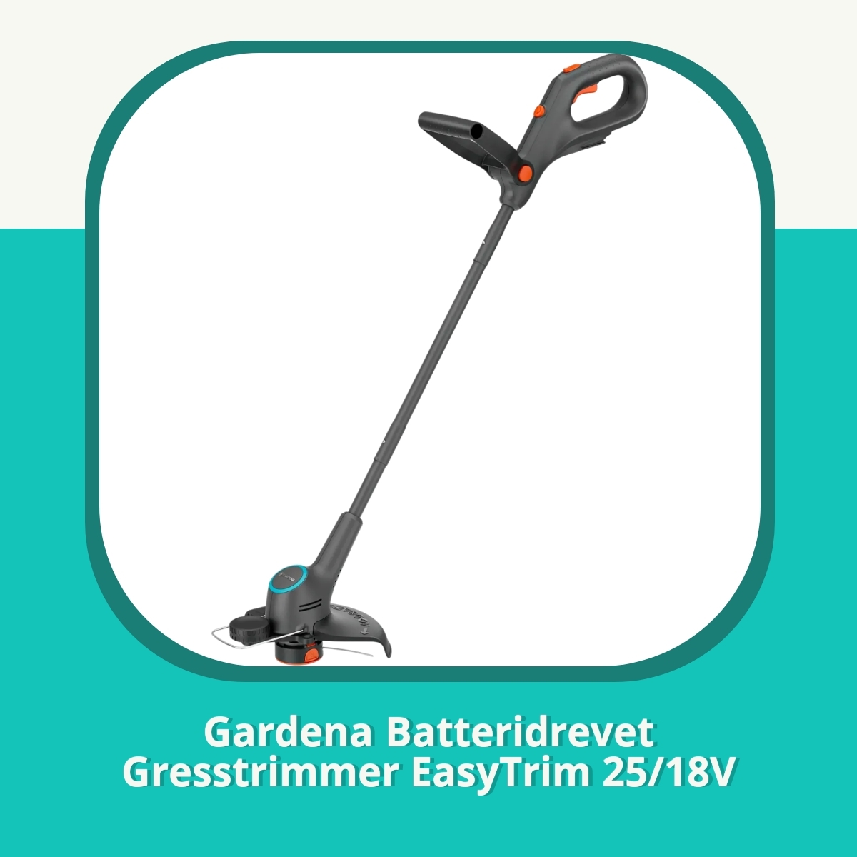 Anmeldelse af Gardena Batteridrevet Gresstrimmer EasyTrim 25/18V