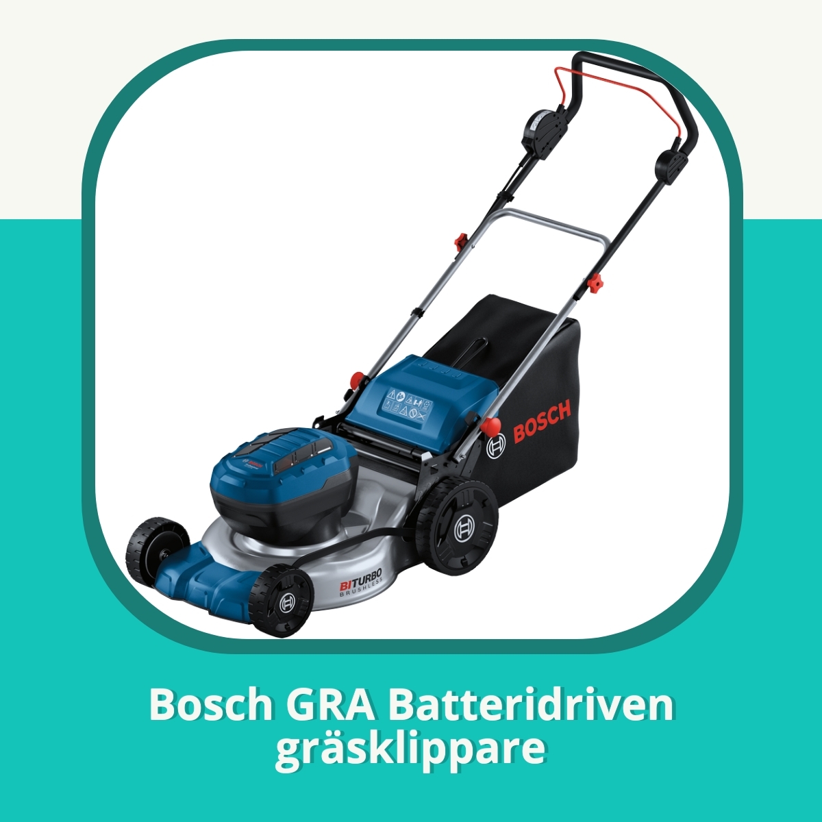 Recension af Bosch GRA Batteridriven gräsklippare