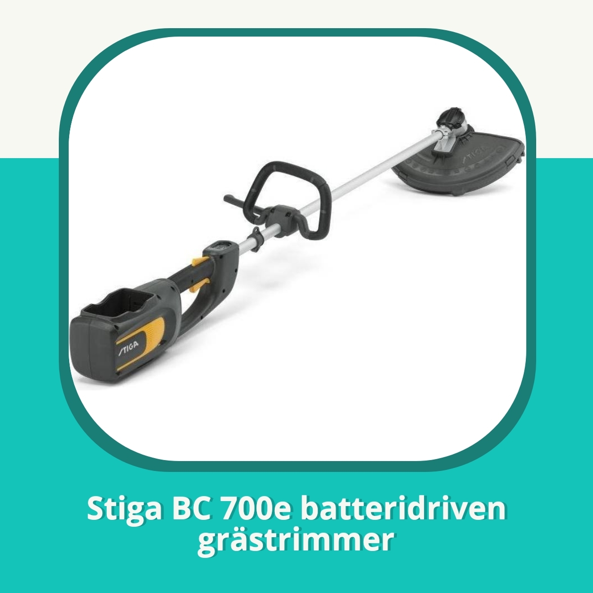 Recension af Stiga BC 700e batteridriven grästrimmer