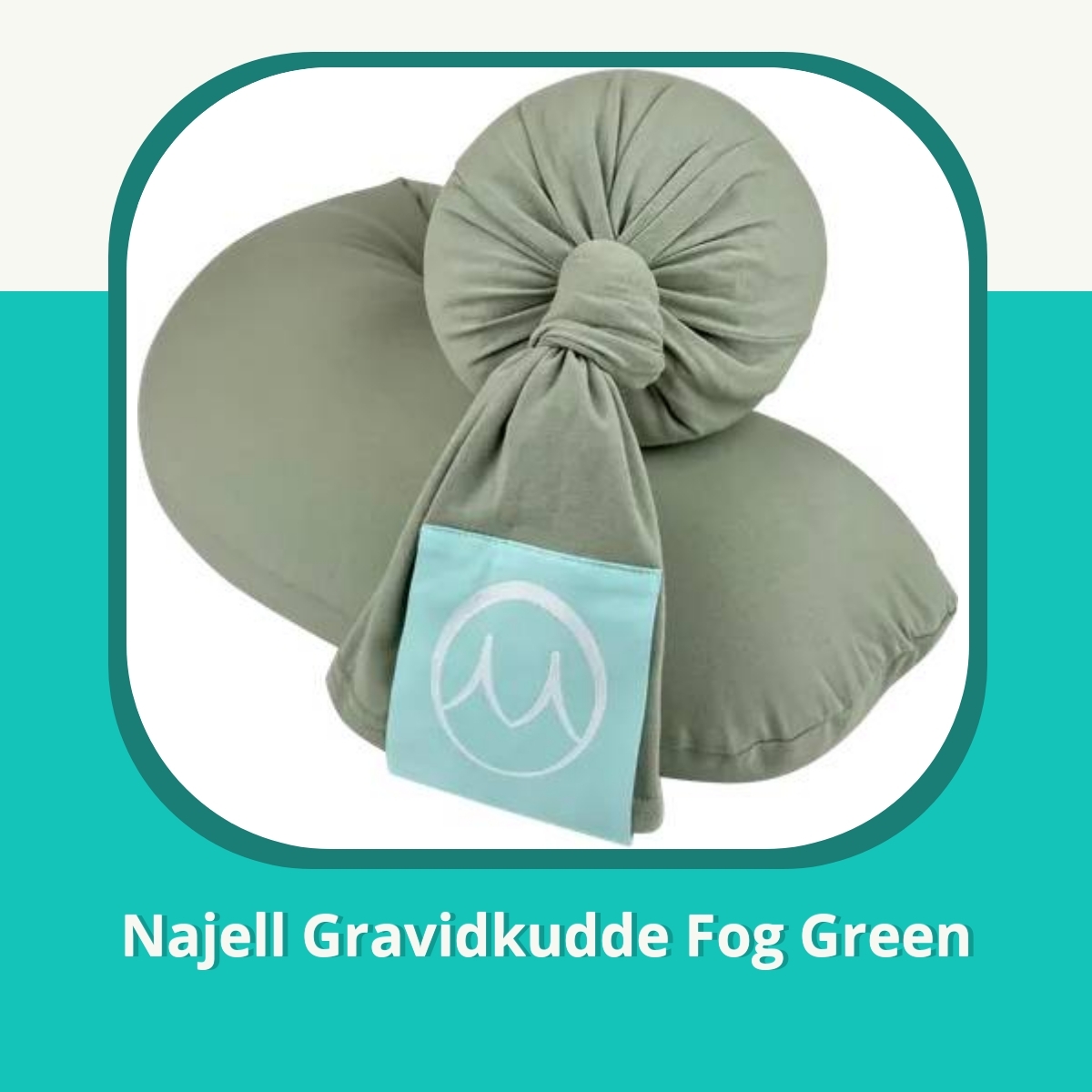 Recension Najell Gravidkudde Fog Green