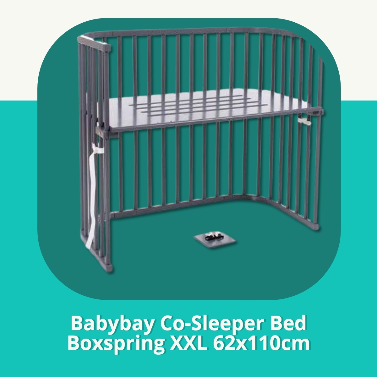 Anmeldelse af Babybay Co-Sleeper Bed Boxspring XXL 62x110cm