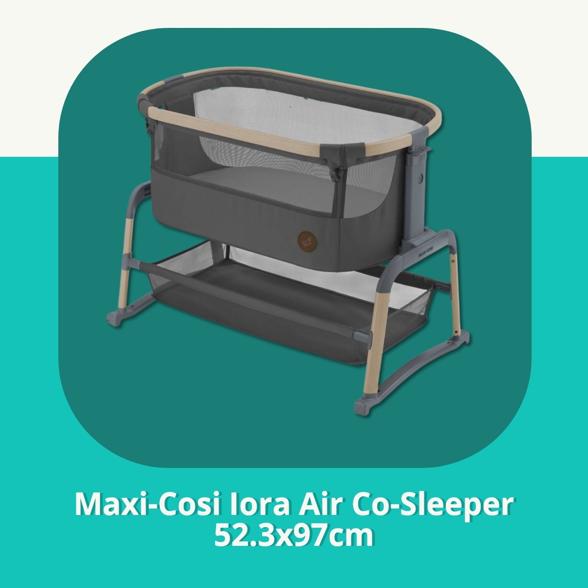 Anmeldelse af Maxi-Cosi Iora Air Co-Sleeper 52.3x97cm