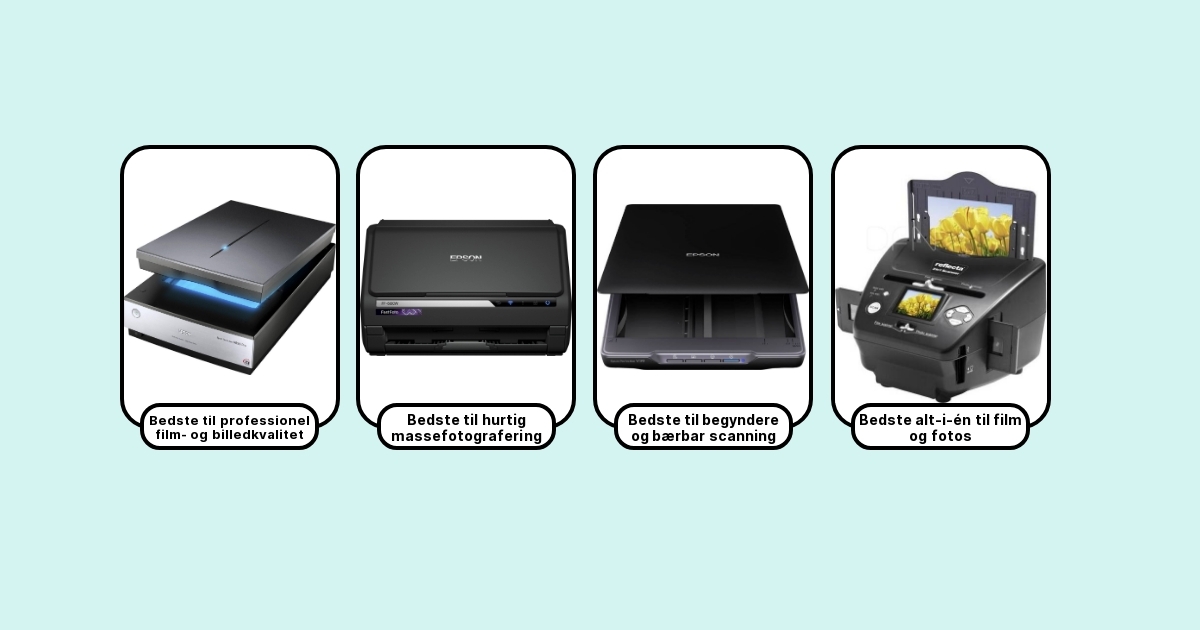 7 Bedste Scannere i Test