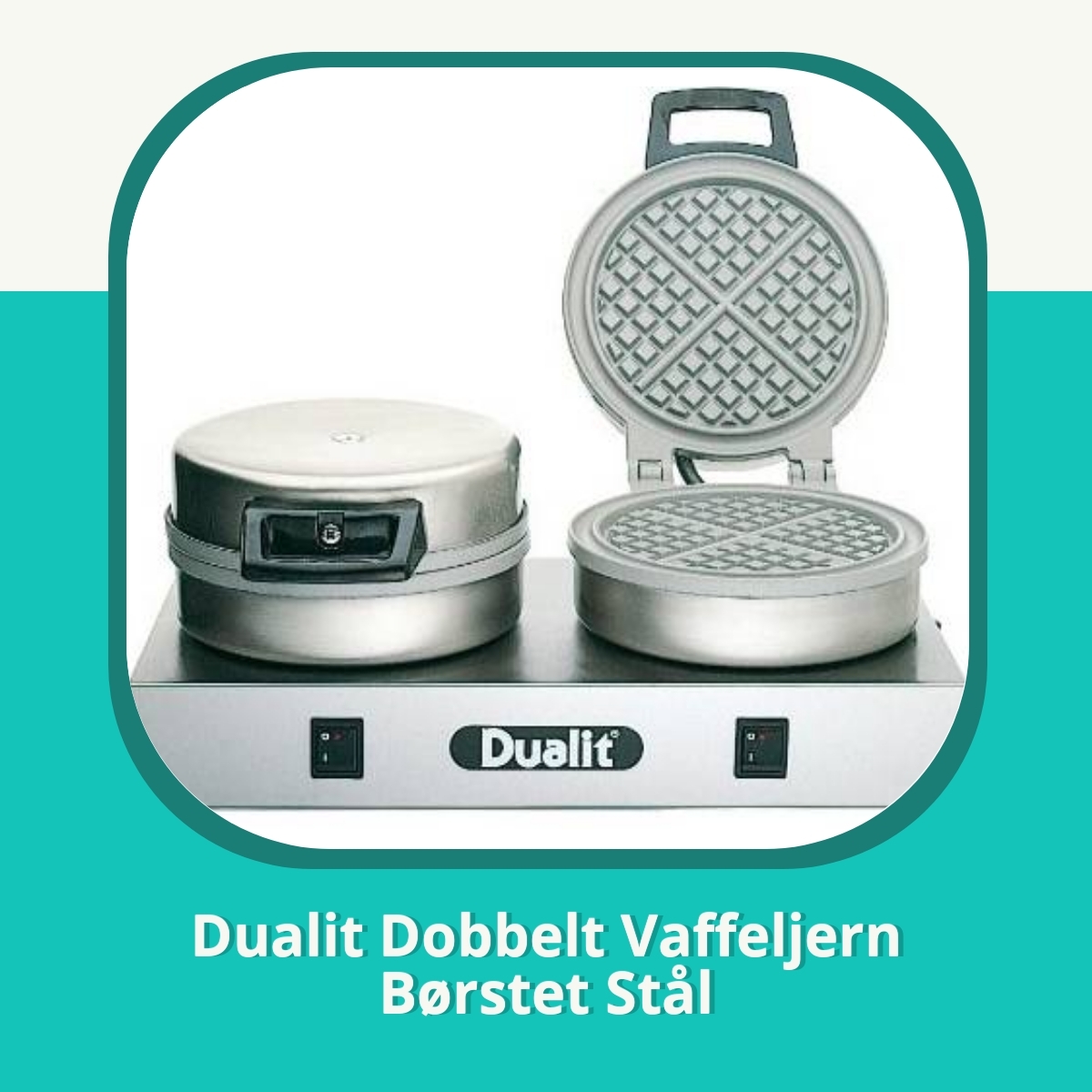 Anmeldelse af Dualit Dobbelt Vaffeljern Børstet Stål