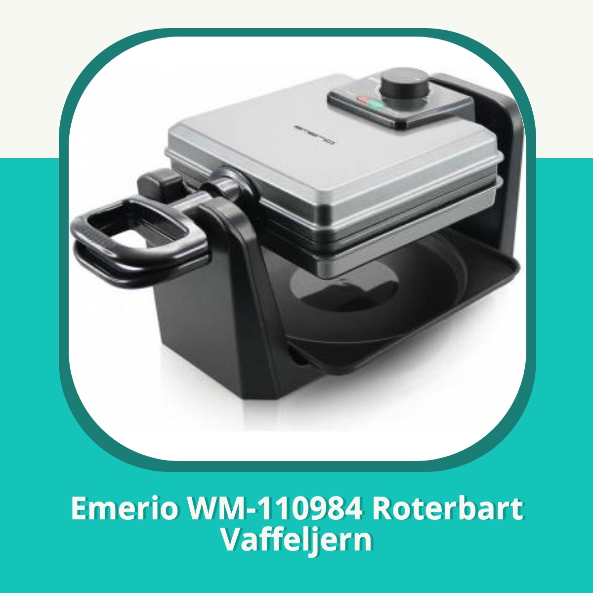 Anmeldelse af Emerio WM-110984 Roterbart Vaffeljern