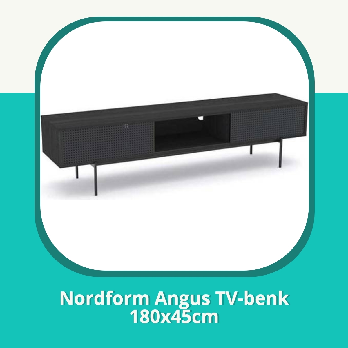 Anmeldelse af Nordform Angus TV-benk 180x45cm