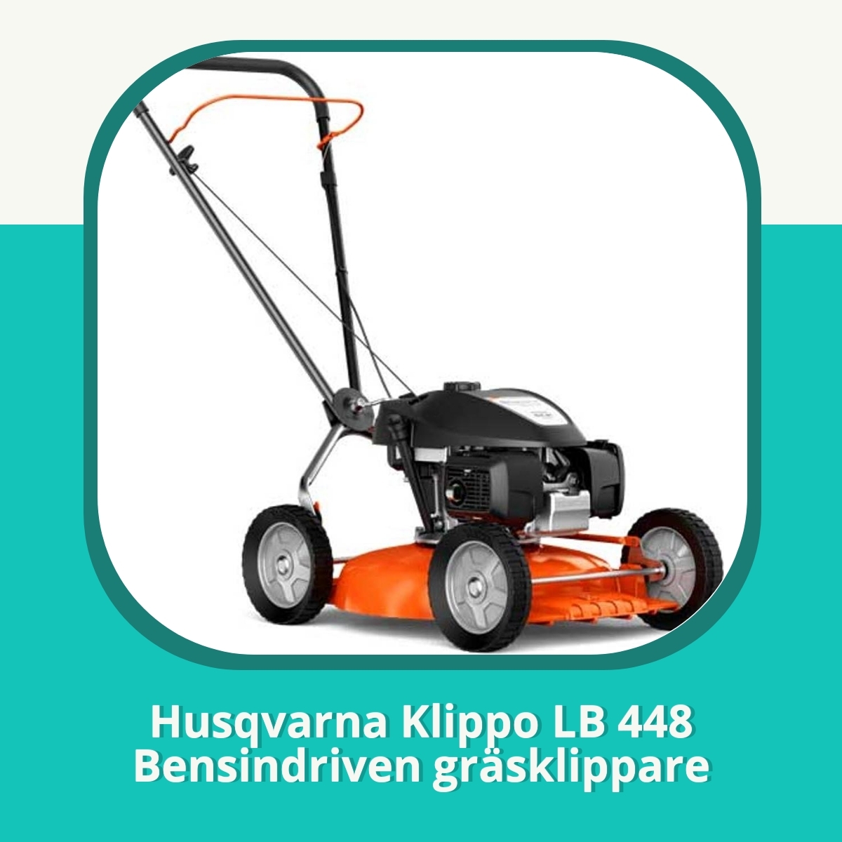 Recension af Husqvarna Klippo LB 448 Bensindriven gräsklippare
