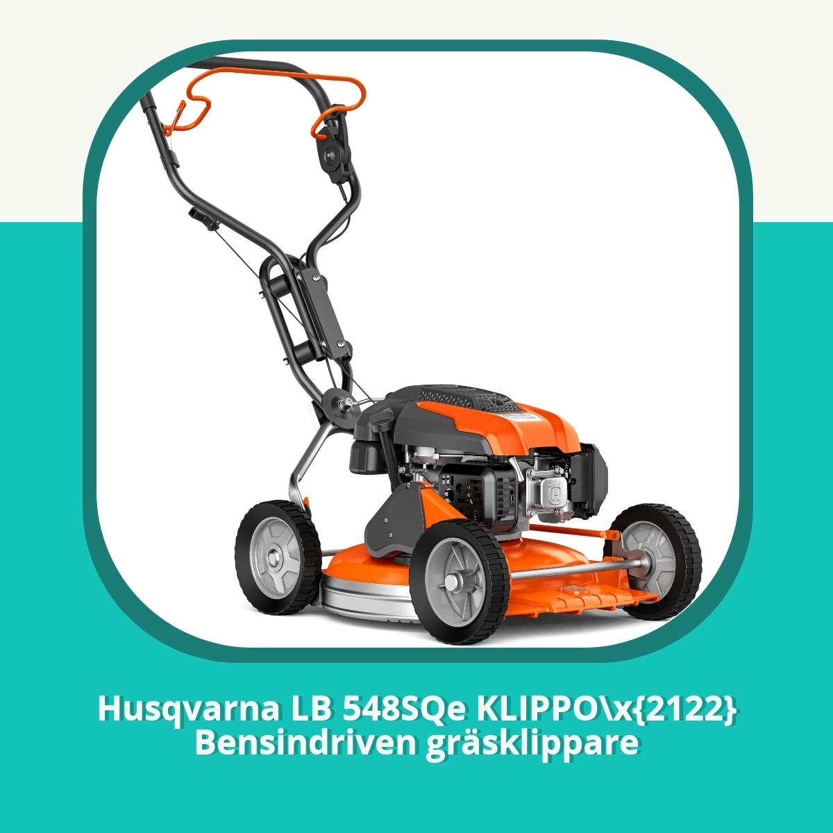 Recension af Husqvarna LB 548SQe KLIPPO\x{2122} Bensindriven gräsklippare