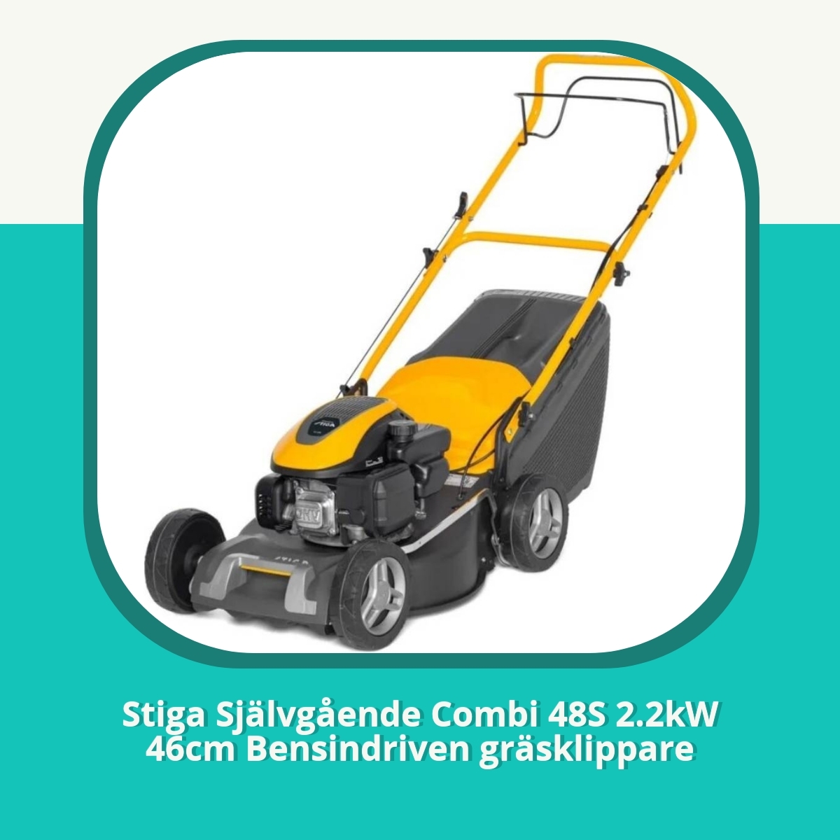 Recension af Stiga Självgående Combi 48S 2.2kW 46cm Bensindriven gräsklippare