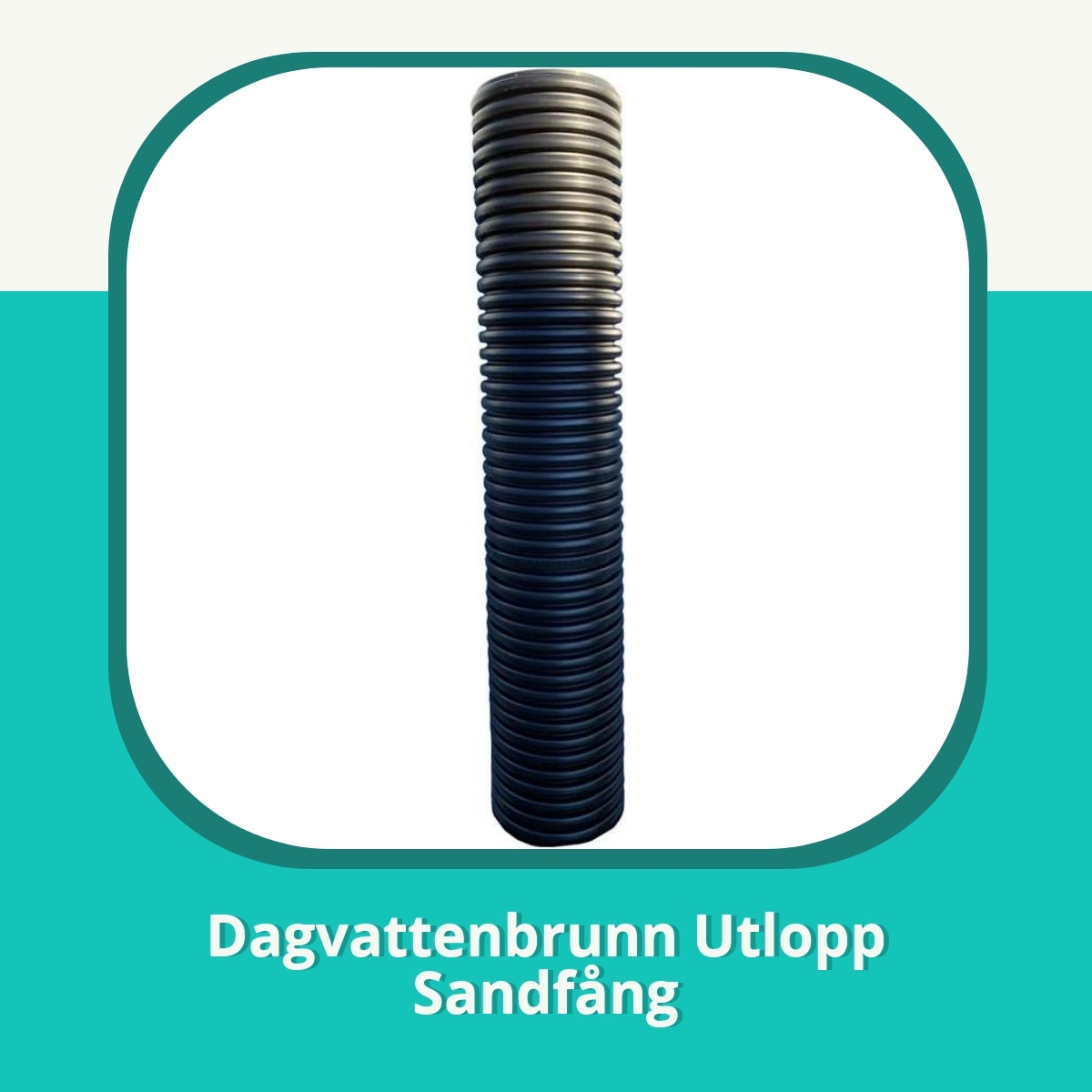 Recension Dagvattenbrunn Utlopp Sandfång