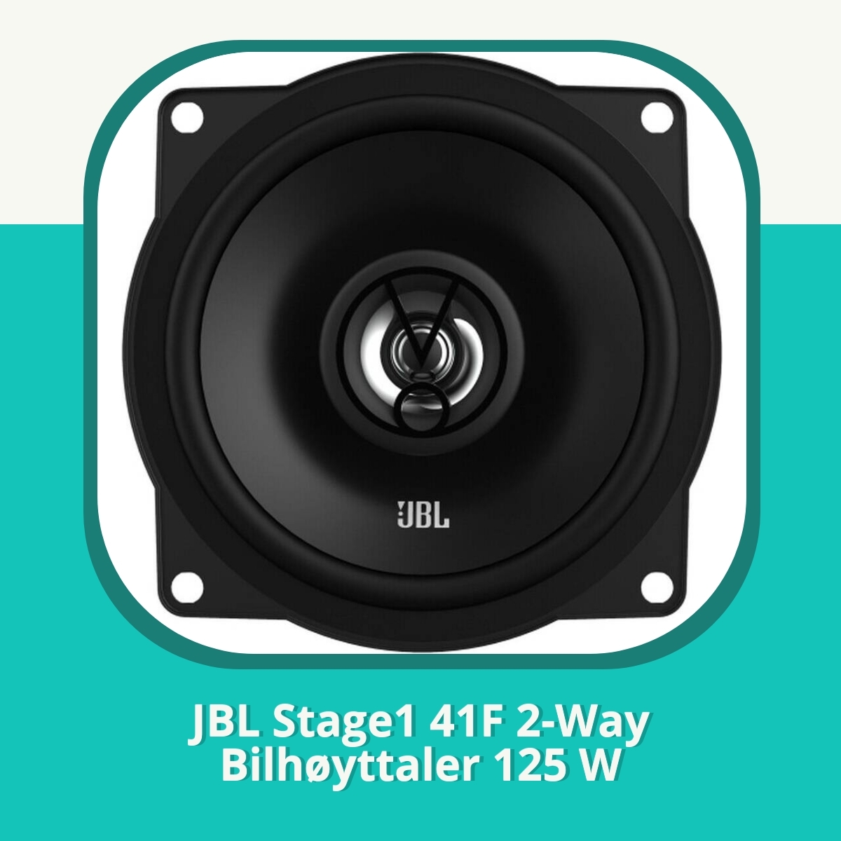 Anmeldelse af JBL Stage1 41F 2-Way Bilhøyttaler 125 W