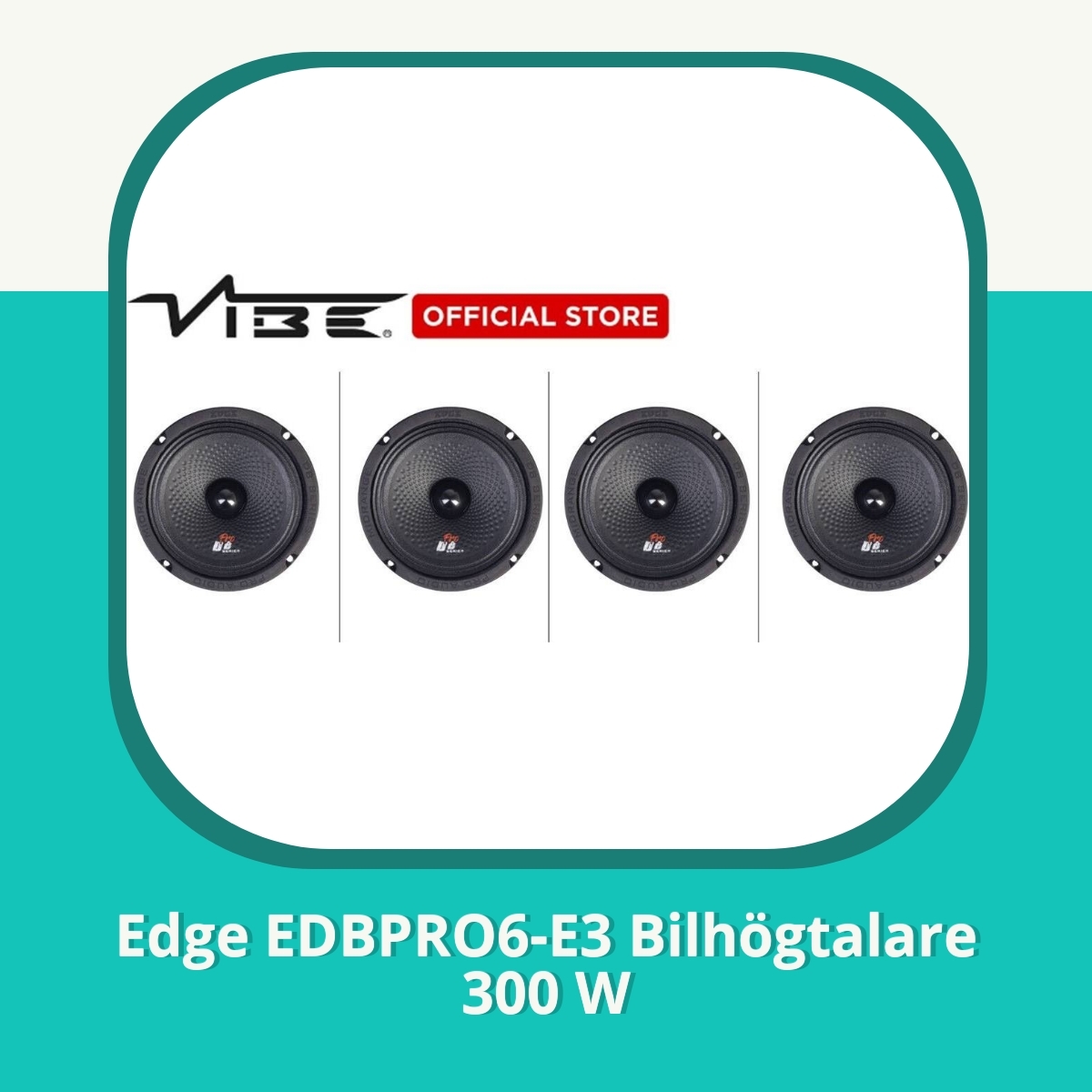 Recension af Edge EDBPRO6-E3 Bilhögtalare 300 W