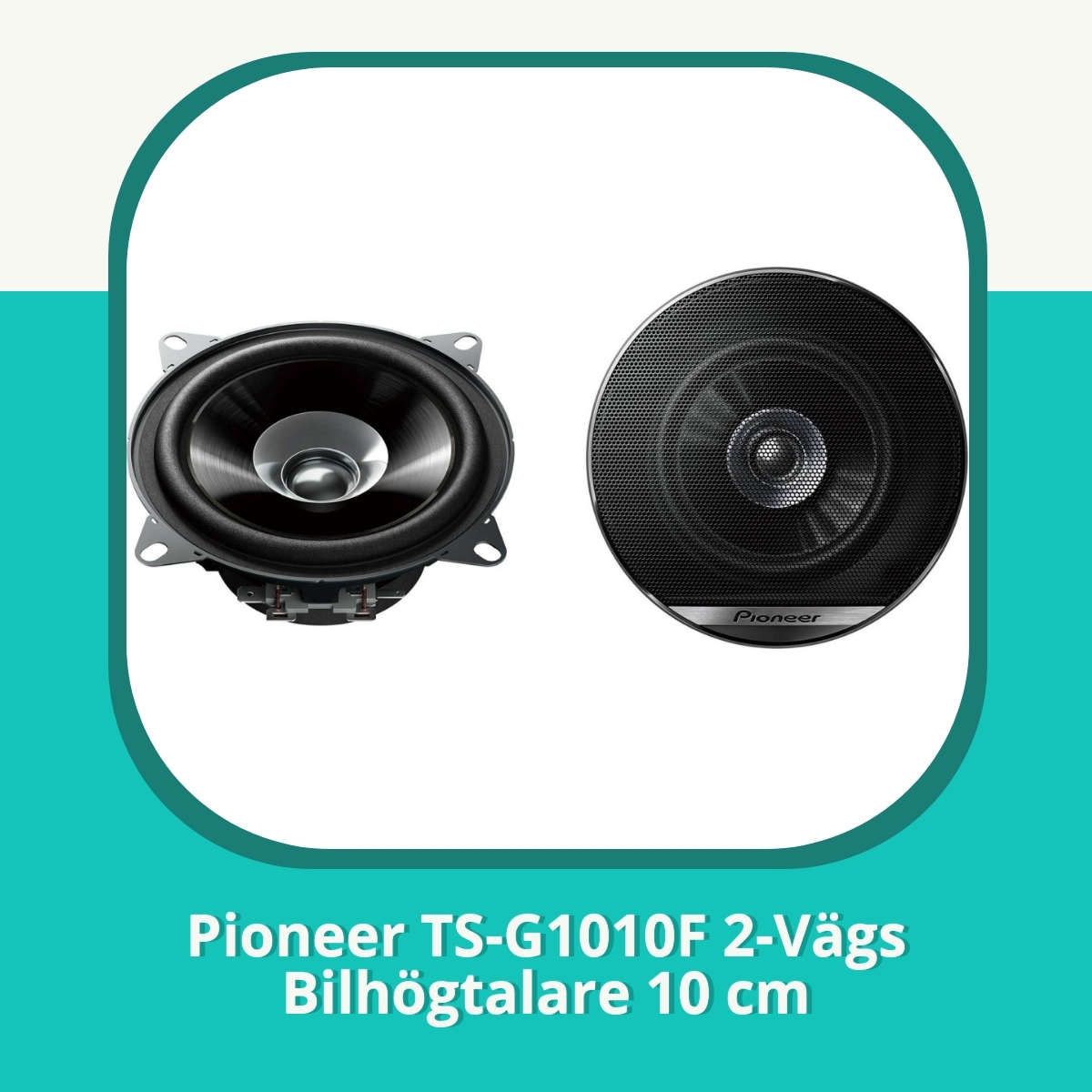 Recension af Pioneer TS-G1010F 2-Vägs Bilhögtalare 10 cm
