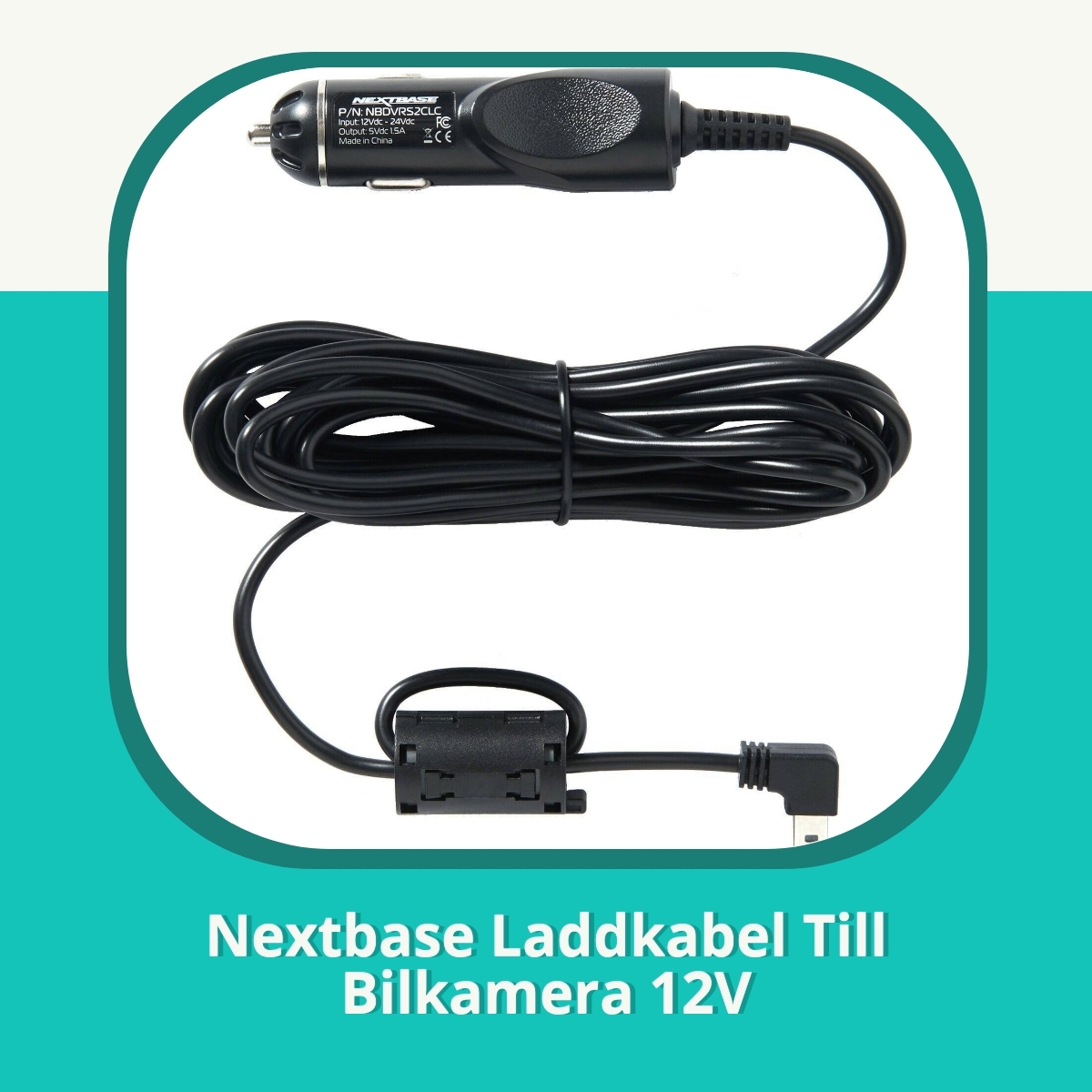 Recension af Nextbase Laddkabel Till Bilkamera 12V