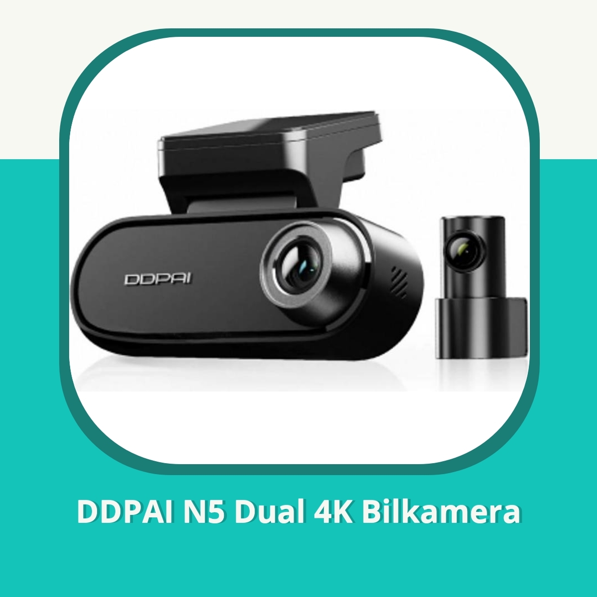 Recension af DDPAI N5 Dual 4K Bilkamera