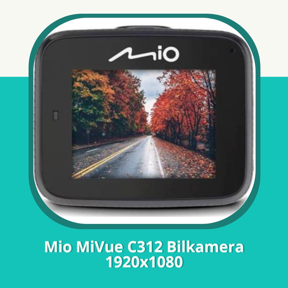 Anmeldelse af Mio MiVue C312 Bilkamera 1920x1080