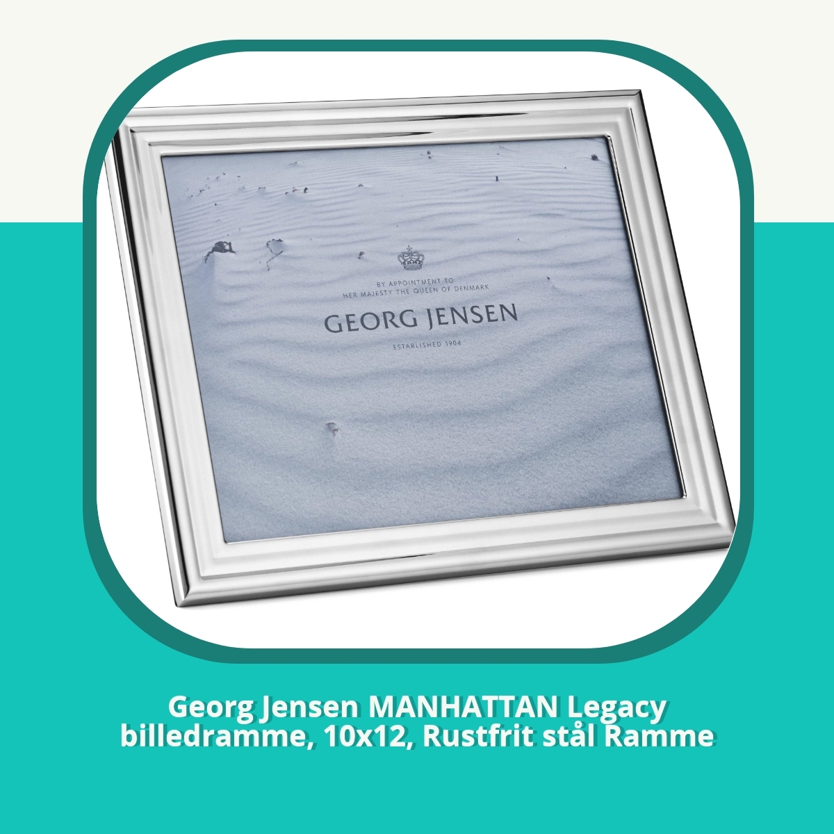 Anmeldelse af Georg Jensen MANHATTAN Legacy billedramme, 10x12, Rustfrit stål Ramme