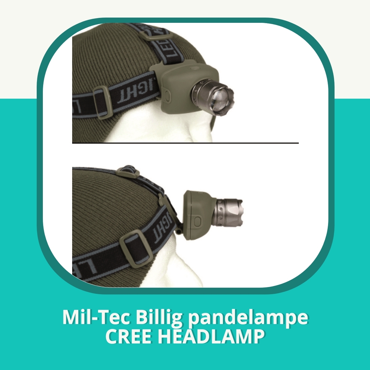 Anmeldelse af Mil-Tec Billig pandelampe CREE HEADLAMP