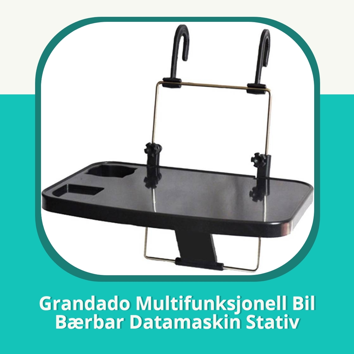 Anmeldelse af Grandado Multifunksjonell Bil Bærbar Datamaskin Stativ