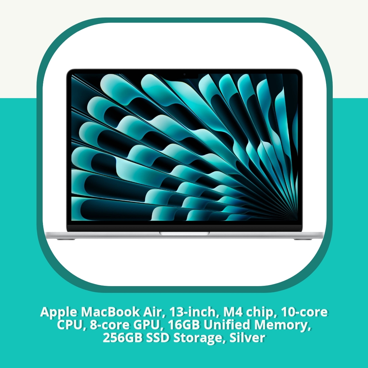 Recension Apple MacBook Air, 13-inch, M4 chip, 10-core CPU, 8-core GPU, 16GB Unified Memory, 256GB SSD Storage, Silver