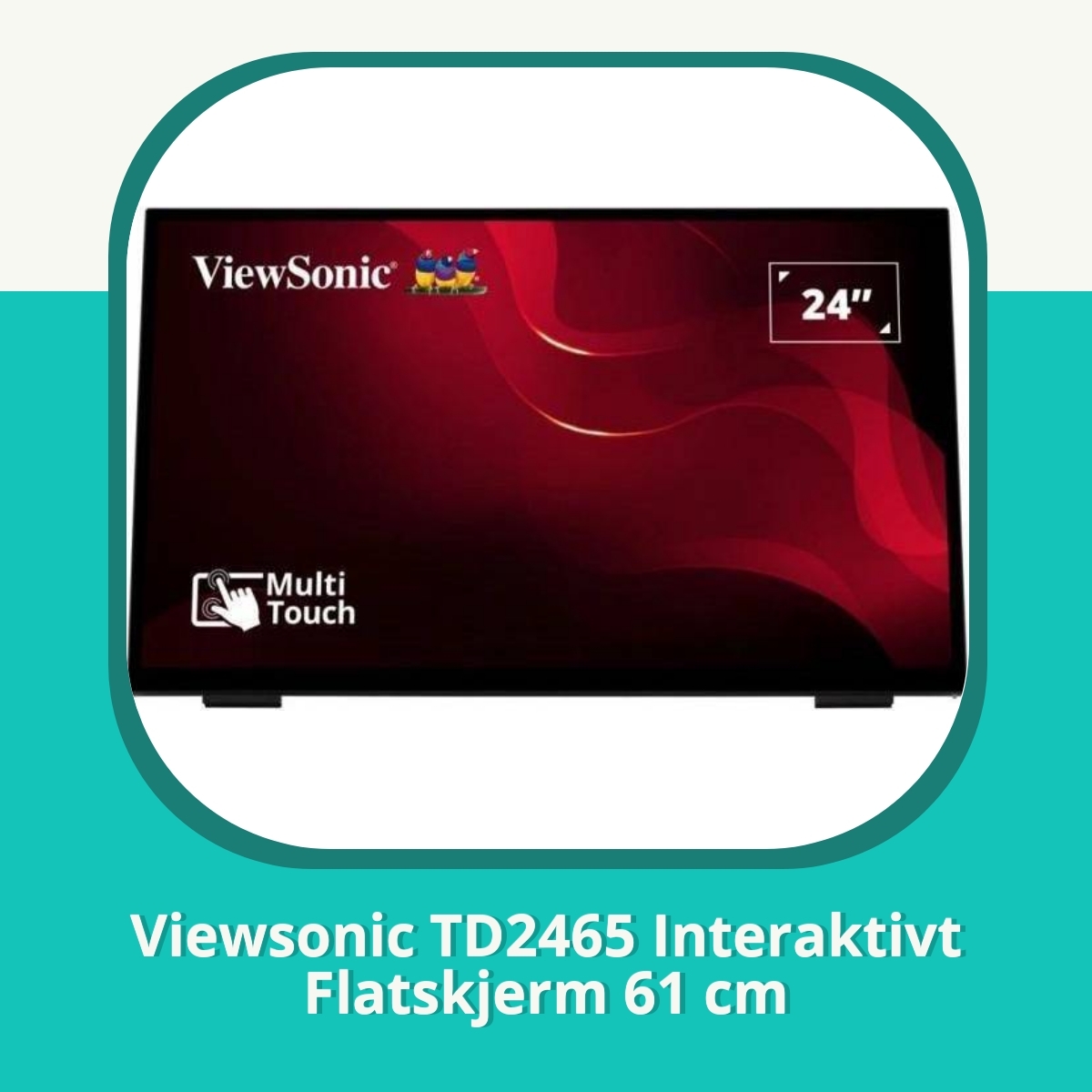 Anmeldelse af Viewsonic TD2465 Interaktivt Flatskjerm 61 cm
