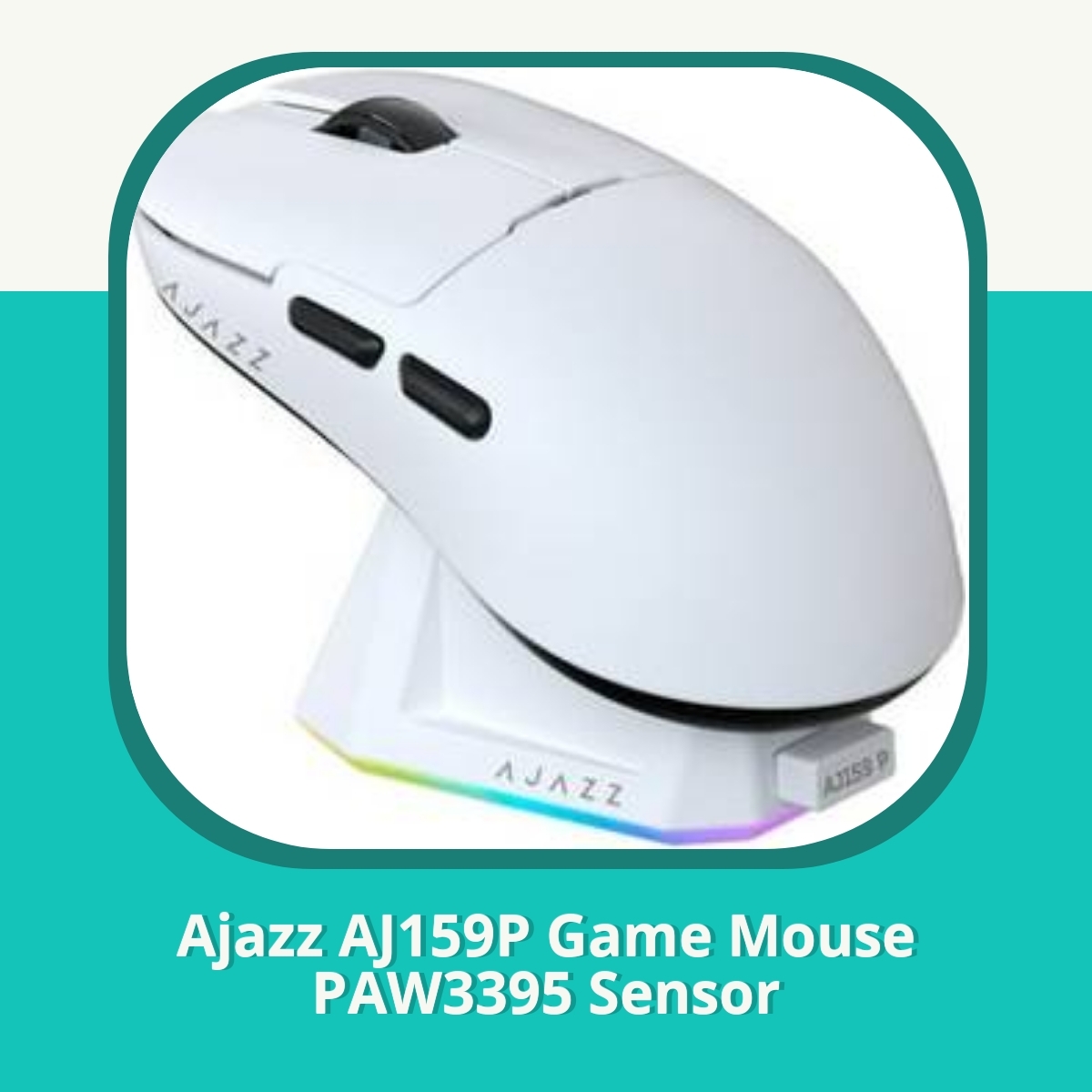 Recension af Ajazz AJ159P Game Mouse PAW3395 Sensor