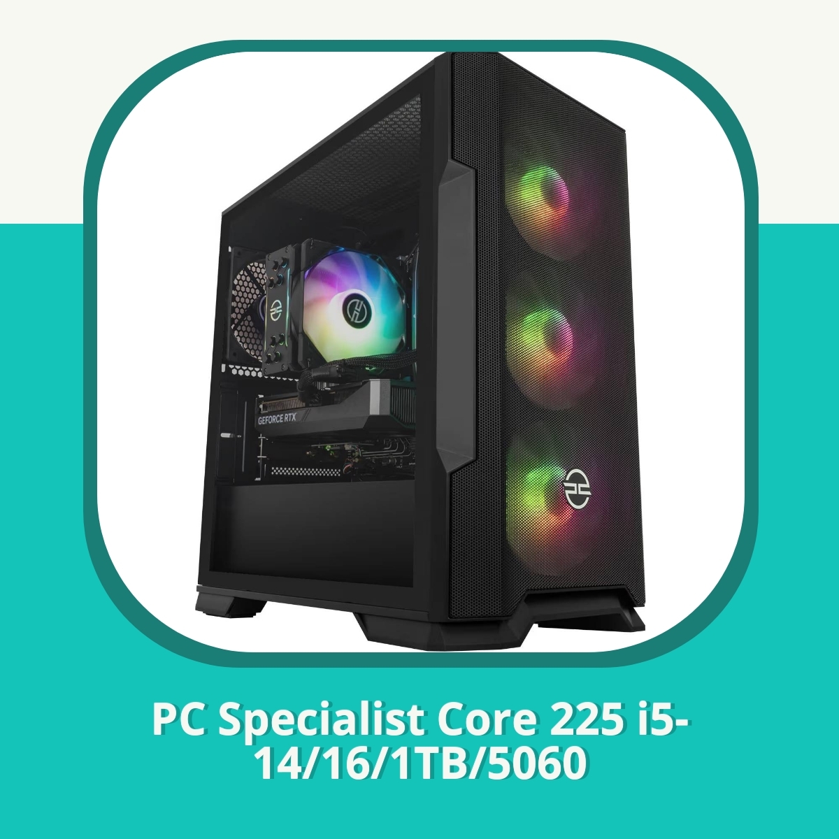 Recension af PC Specialist Core 225 i5-14/16/1TB/5060