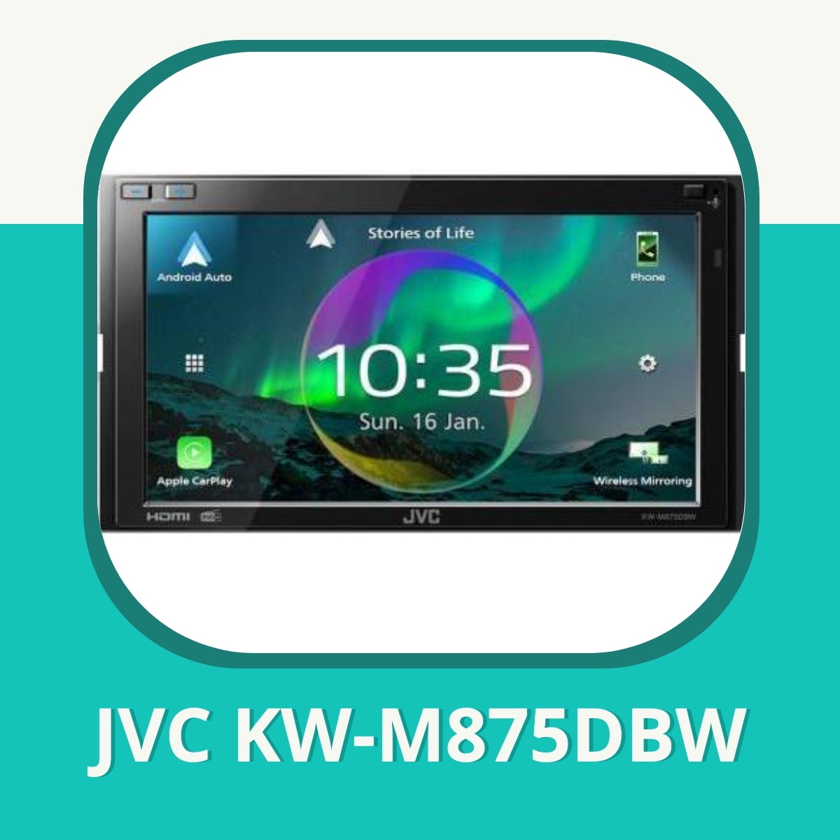 Anmeldelse af JVC KW-M875DBW
