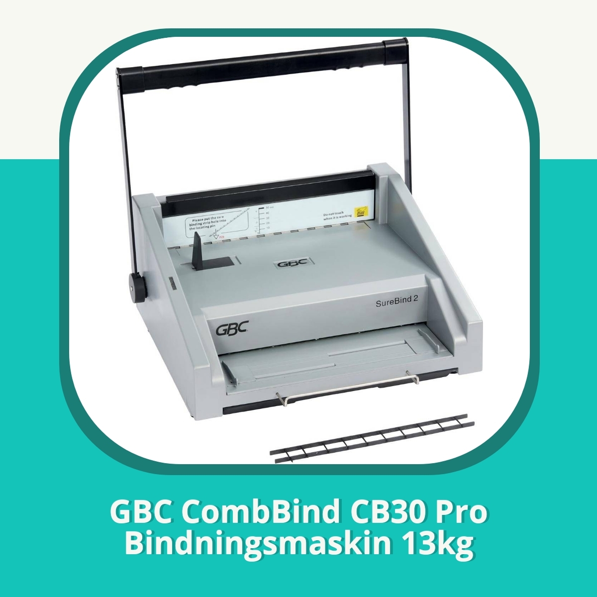 Recension af GBC CombBind CB30 Pro Bindningsmaskin 13kg