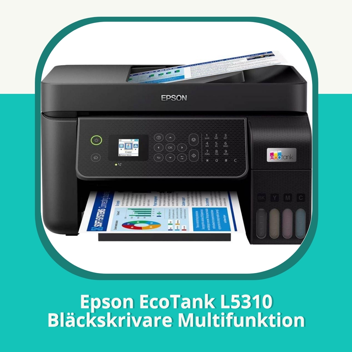 Recension af Epson EcoTank L5310 Bläckskrivare Multifunktion