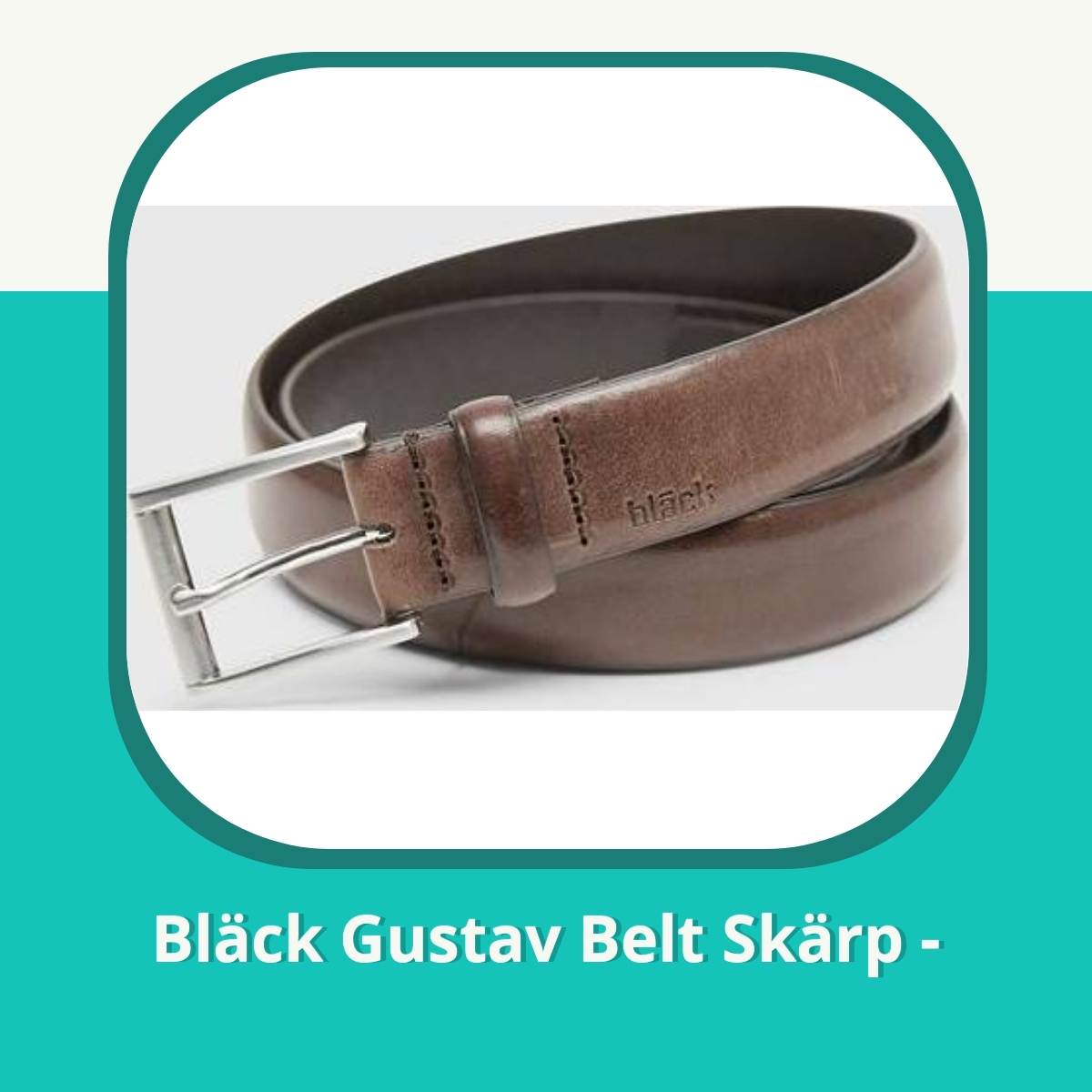 Recension af Bläck Gustav Belt Skärp -