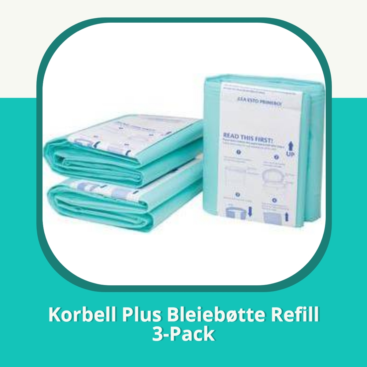 Anmeldelse af Korbell Plus Bleiebøtte Refill 3-Pack